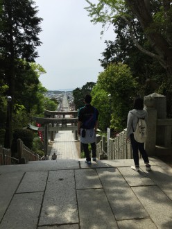 校外学習で宮地嶽神社へ