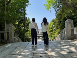 福間海岸と宮地嶽神社散策